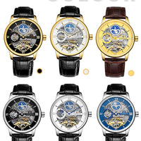 Casual Hollow Moon Automatic Mechanical Watch