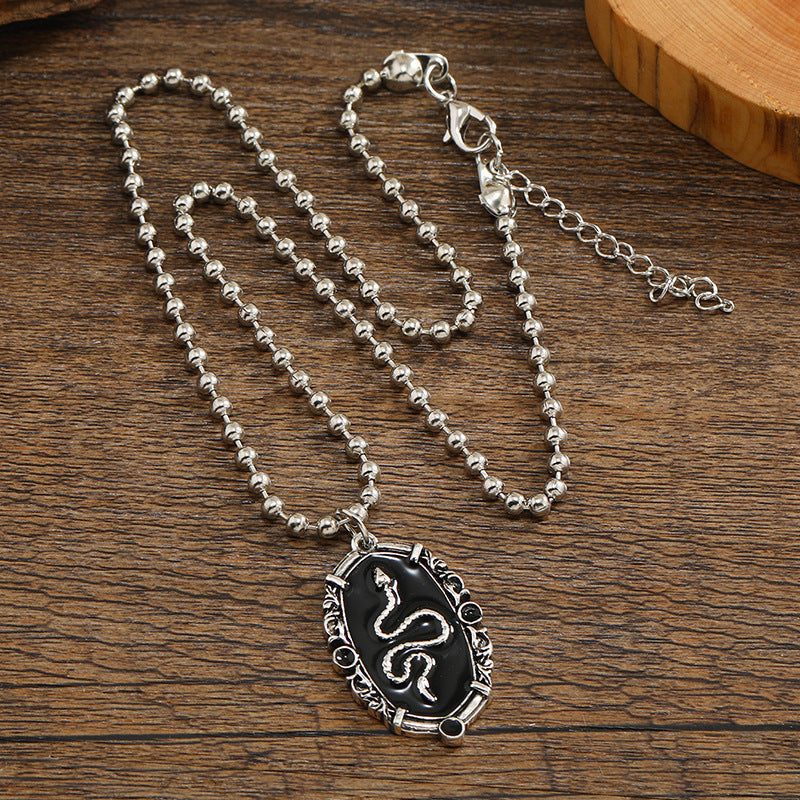 New Fashion Gothic Snake Sweater Necklace For Women