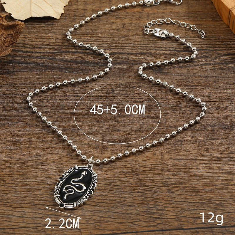 New Fashion Gothic Snake Sweater Necklace For Women