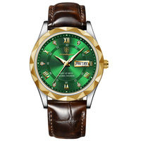 Leather Belt Men's Luxury Fashion Quartz Wrist Watch