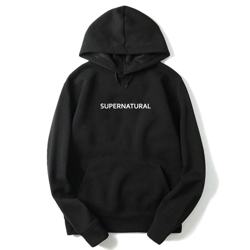 Supernatural Printed Hoodie Fashion Sportswear