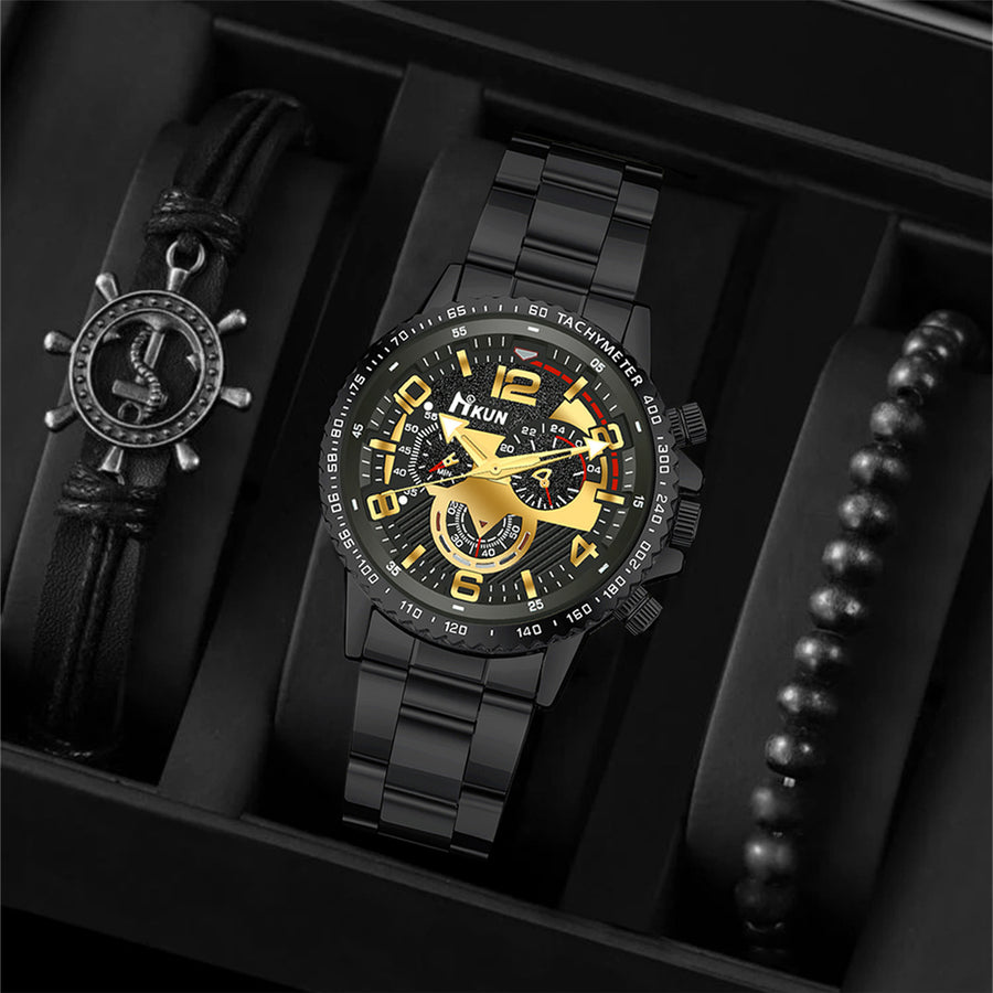 Steel Watch Men's Simplicity Fashion Quartz