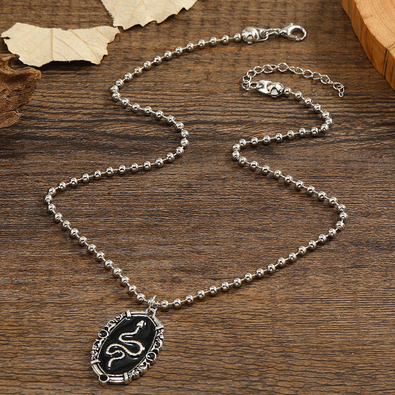 New Fashion Gothic Snake Sweater Necklace For Women