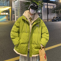 Teenagers Cotton-padded Jacket High School Students Fake Two-piece Down Cotton-padded Jacket